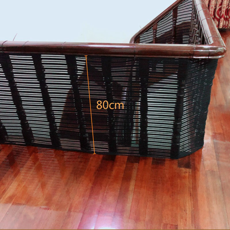 80cmx100cm Child Stairway Safety Net Banister Mesh Guards for Baby Pet Indoor