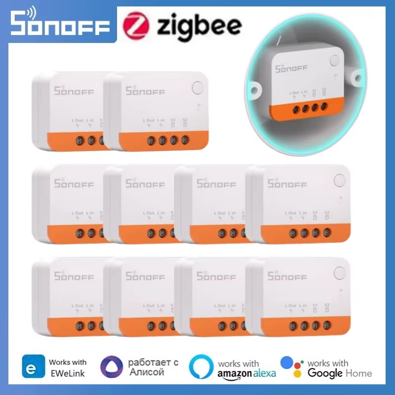 ZBMINI L2 Extreme ZigBee Smart Switch No Neutral Wire Required 1-Gang 2-Way Cont