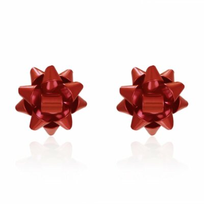Cute Christmas Belt Flower Earrings Stud Hook Xmas Party Women Jewelry Gift