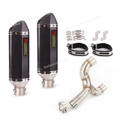 For Benelli 600 TNT600 BJ600 BN600 Motorcycle Exhaust Mid Link Pipe 51mm Muffler