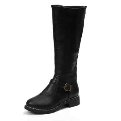 Shoes Women Boots Fashion Comfortable Waterproof Brown Long Boots for Women Plus