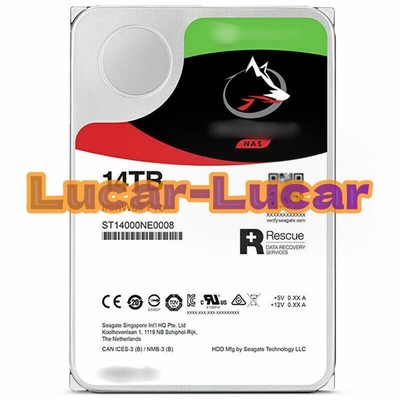 FOR Seagate IronWolf Pro ST14000NE0008 14TB 7200RPM 3.5 SATA NAS HDD WARRANTY