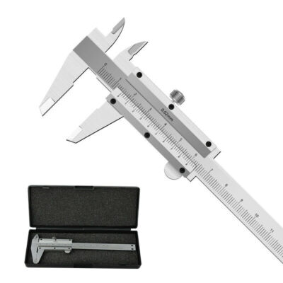 0-100mm Vernier Caliper Stainless Steel Metric Resolution 0.01mm Accuracy 0.02mm