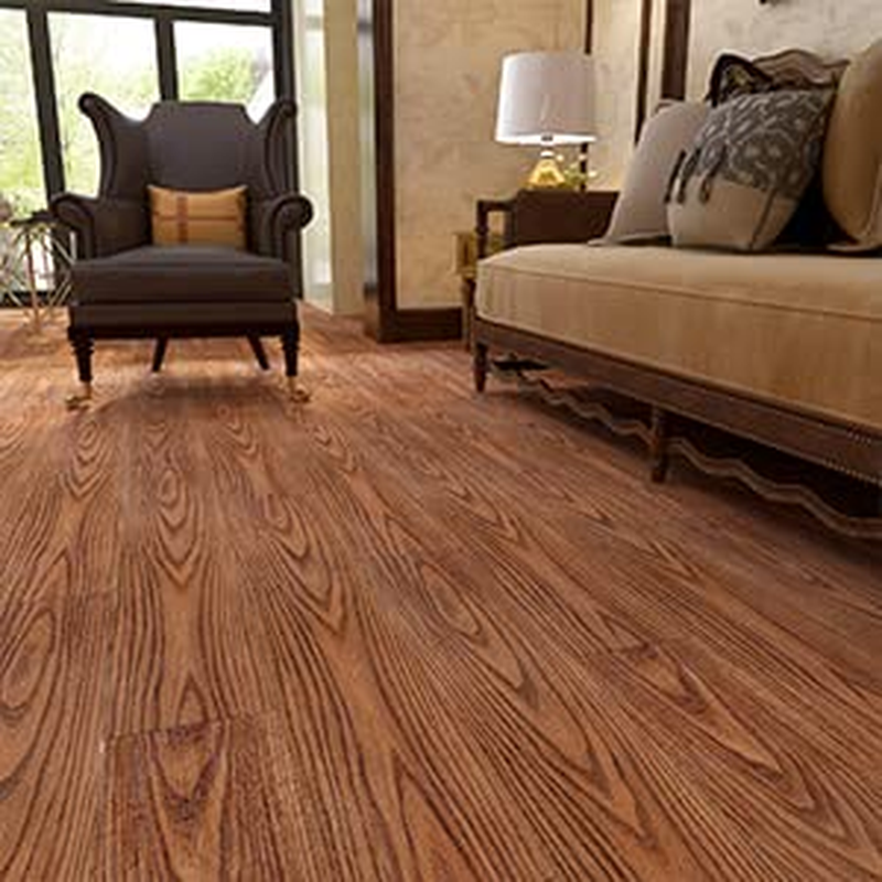 15 Tiles Walnut Wood Vinyl Flooring Peel and Stick Floor Tile Sticker Wood Wall Panels for Walls Peel and Stick Flooring Tiles for Bathroom Kitchen Waterproof Laminate Flooring 36