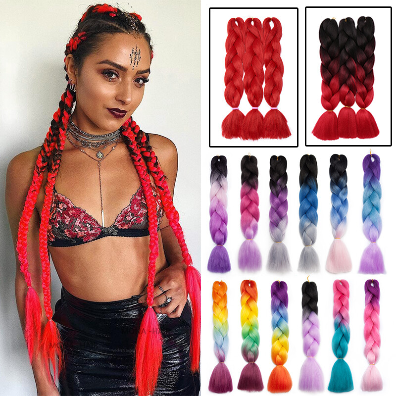 Kanekalon Jumbo Braid Color Chart