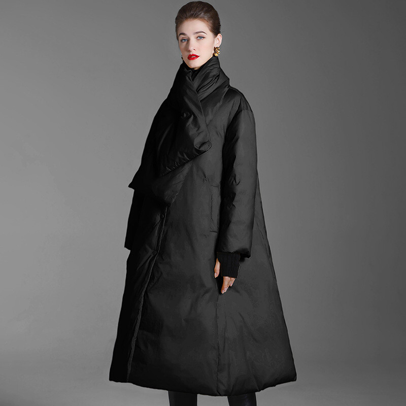 Occident American Style Womens Duck Down Jacket Big Lower