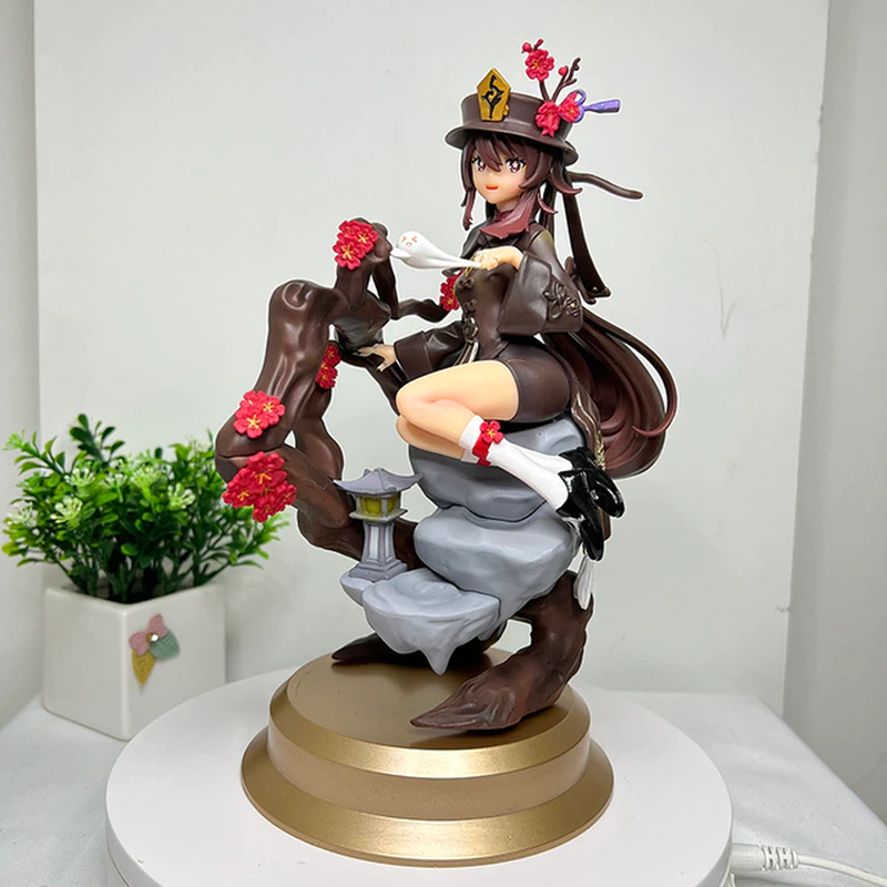 25Cm Hu Tao Genshin Impact Anime Figure Action Figurine Model PVC Collectable