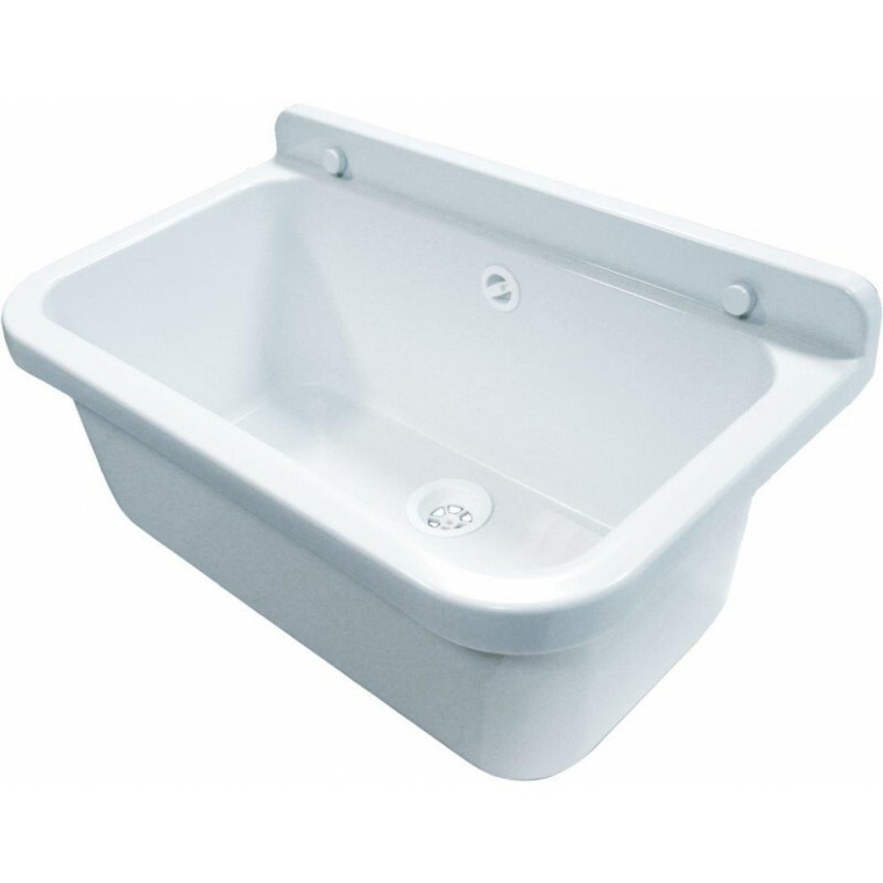 Ausgussbecken mit Unterschrank Waschbecken Schrank Waschraum | eBay