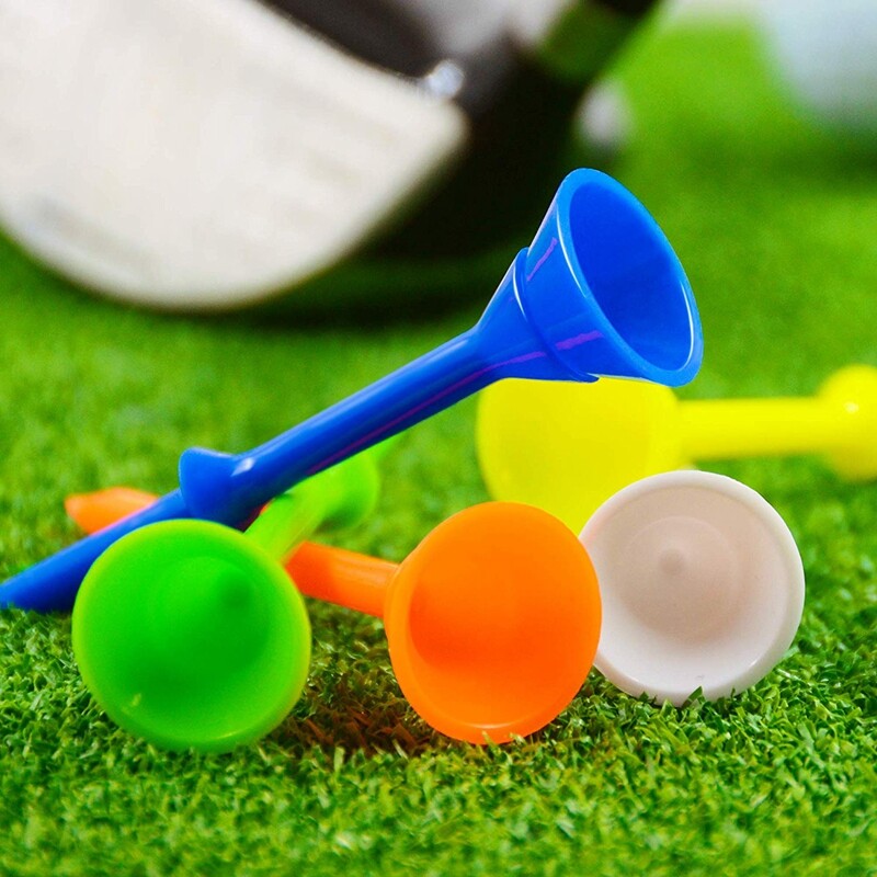 Big Cup 31/4" Golf Tees Pack Of 60 Durable Tees Multi Color Cups Golfs
