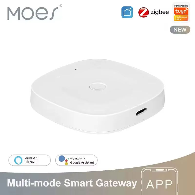 Tuya Smart ZigBee Bluetooth Multi-Mode Gateway Hub Type-C Power Wireless Home Au