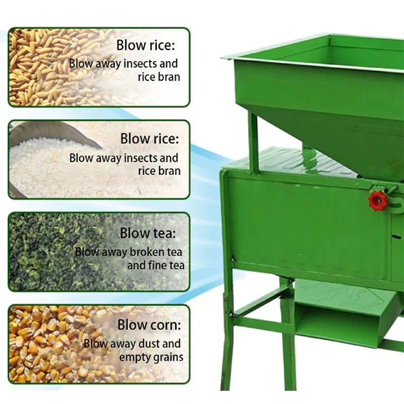 Multifunctional Electric Air Separator Grain Screen Machine Blown Leather Impuri