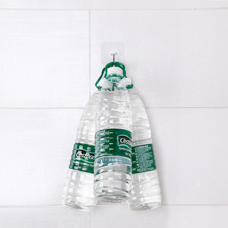 10/20/30/40 PCS Adhesive Sticky Hooks Heavy Duty Wall Door Seamless Hook Hangers