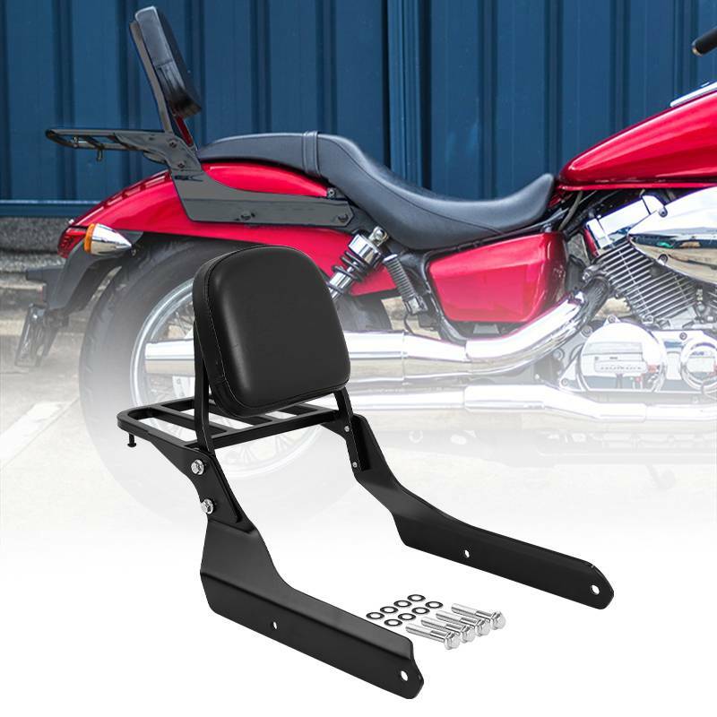 Backrest Sissy Bar W/ Luggage Rack For Honda Shadow Spirit 750 VT750C2