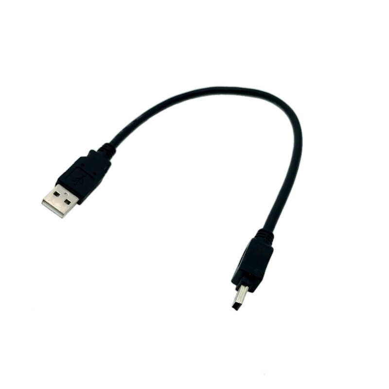vhbw Cavo dati USB (da tipo A a lettore MP3) cavo di ricarica compatibile con Sandisk Sansa Clip lettore MP3 - nero, 100 cm, 100 cm