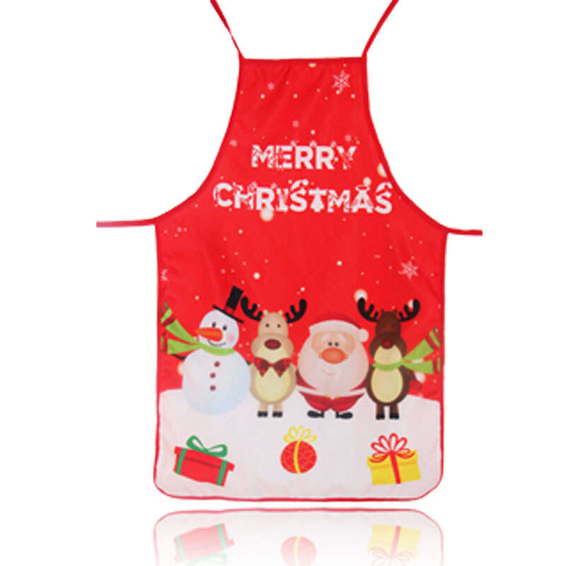 Christmas Aprons Santa Claus Aprons Women and Men Dinner Party Decor