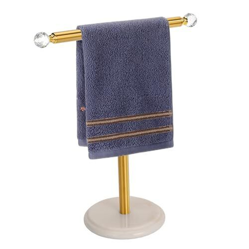 Holder Stand With Crystal Knobs Countertop Towel Stand T-sha