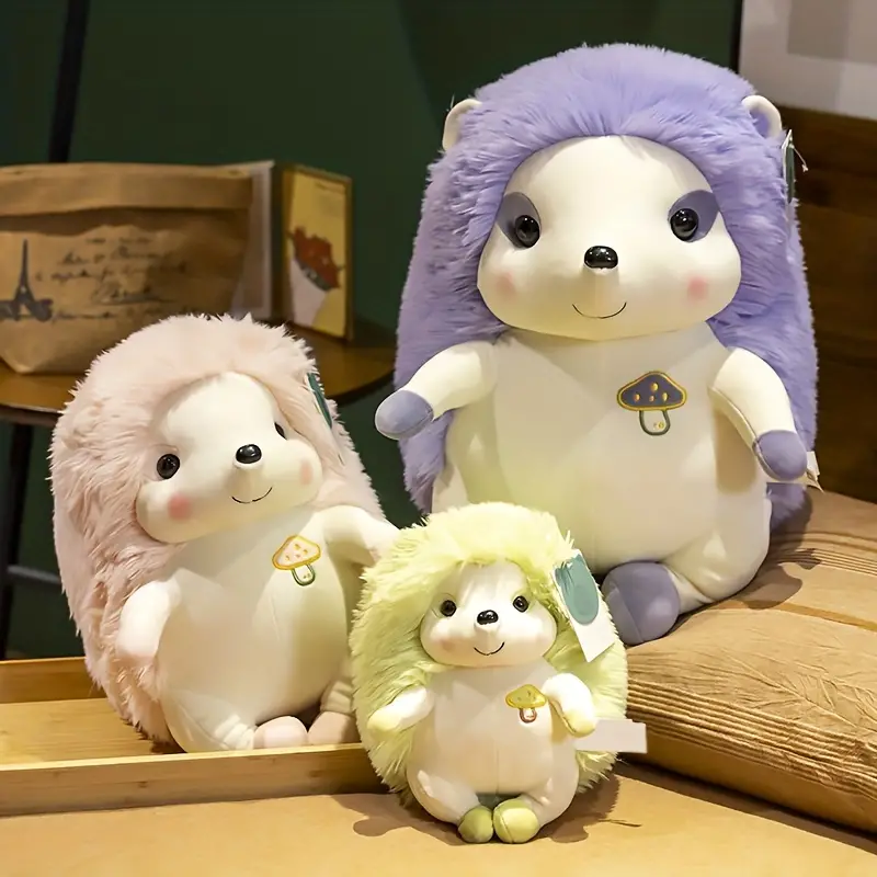 Cute Cartoon Hedgehog Plush Toy Soft Stuffed Animal Dolls Girls
