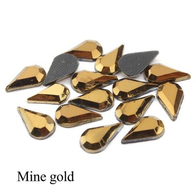 Water Drop Hotfix Rhinestones-5mm Flatback Glass Nail Art Decor Stone 300pcs/lot