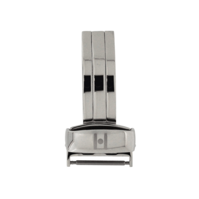 Hirsch SPORT Folding Replacement Stainless Steel Deployment Clasp in SILVER