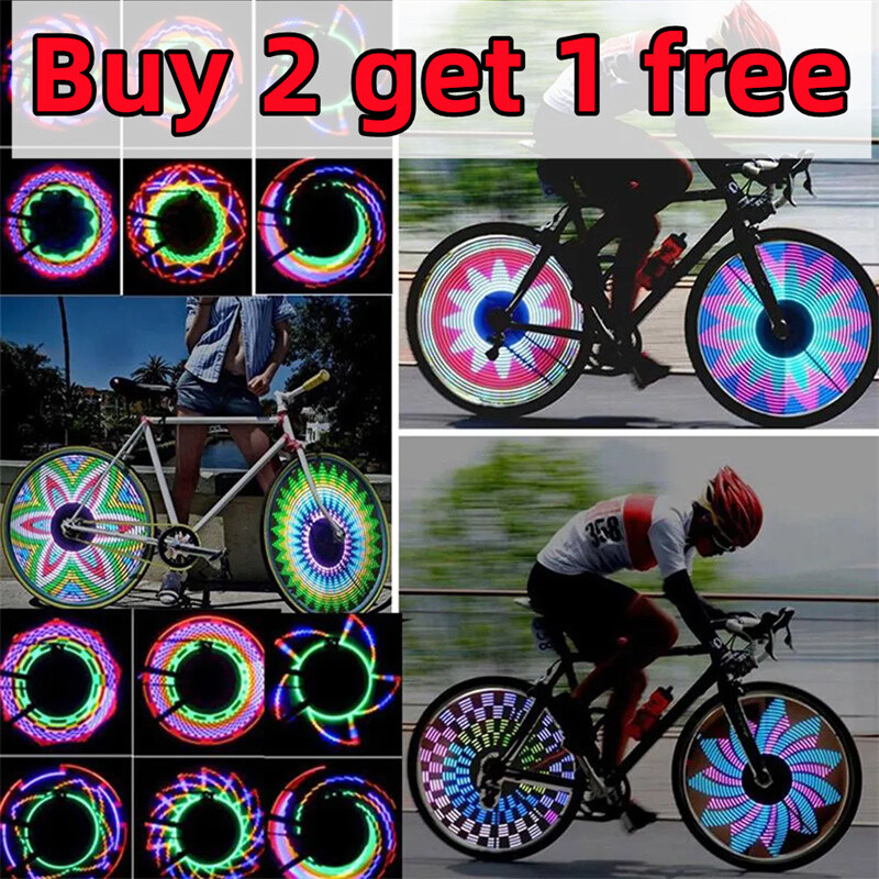 Flashing Colorful Bicycle Cycling Wheel Spoke Signal Light For Bike Tool 32 LED