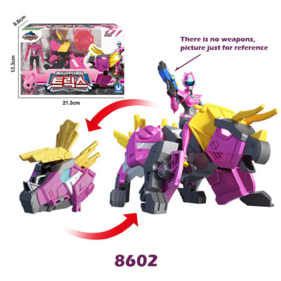 Miniforce Super Dino Power TRANS HEAD Armorbot T-Rex Dinosaur Robot Figure Toy