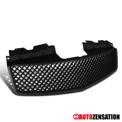 Fit 2003-2007 Cadillac CTS Matte Black ABS Plastic Front Mesh Hood Grille Truck