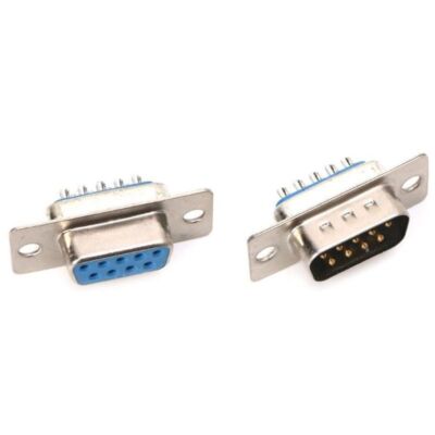 5Pairs 10Pcs Db9 Male And Female Rs232 9 Pin Wire Solder Serial Port Plug3254
