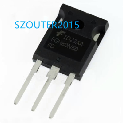2PCS FGH80N60FD 80N60FD MOSFET 600V 80A TOP-247 NEW