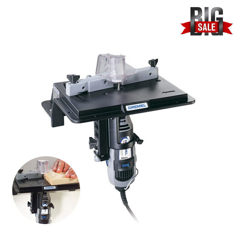 Workshop Rotary Tool Shaper Router Table to Sand, Edge, Groove, and Slot Wood
