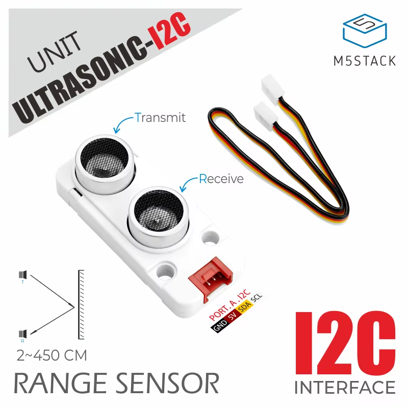 Official Ultrasonic Distance Unit I2C (RCWL-9620)