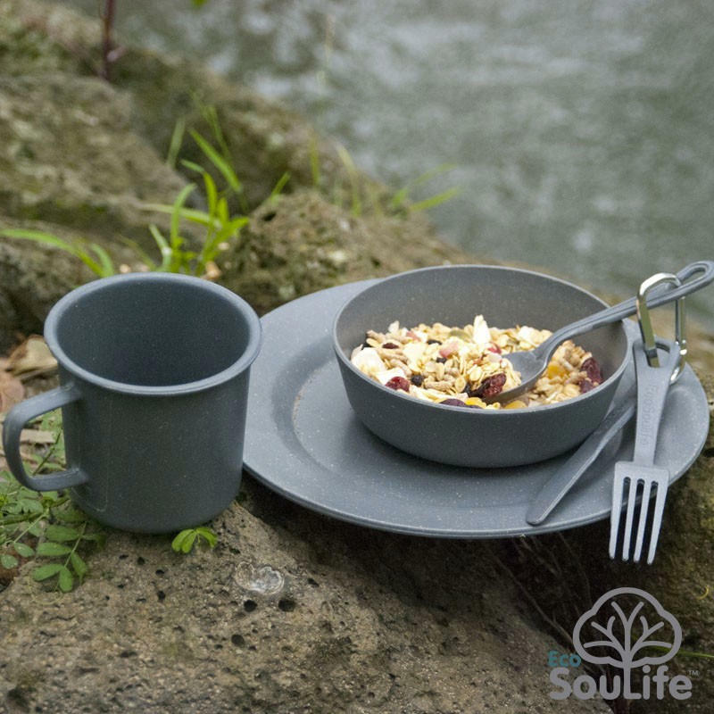 Ecosoulife Biodegradable Camper Set Dishes, 20 Case Lot Pallet Wholesale Resale