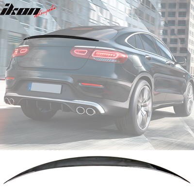 Fits 16-21 Benz X253 C253 GLC Class AMG Style Trunk Spoiler Carbon Fiber Print