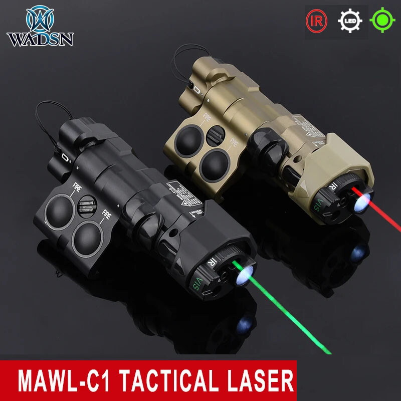 New MAWL C1/PERST-4+ Metal Version CNC Green Laser +White Li