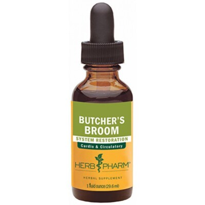 Herb Pharm Butcher's Broom Extract 4 Cardiovascular Support,1Oz