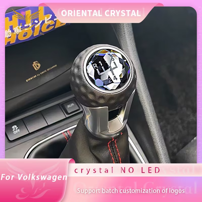 Crystal Shift Knob Is Suitable For Volkswagen GTI Car Shift Lever Dust Cover Gea