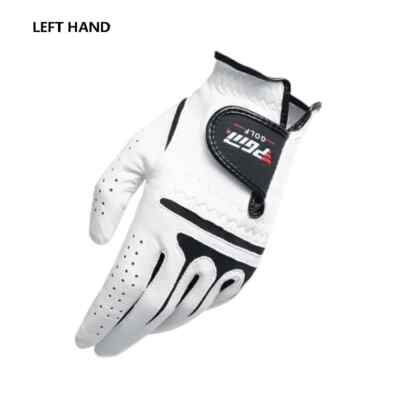 PGM 1 Piece Men Anti-skid Left Hand Golf Gloves Male Sheepskin Right Hand Mitten