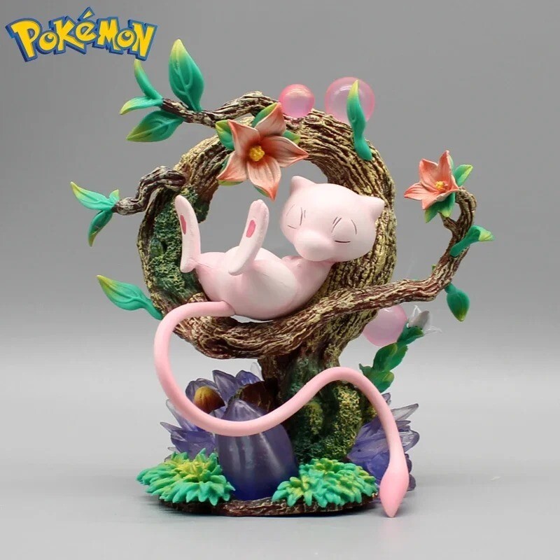 â¨ Figurine PokÃ©Mon Mew ÃClairÃ©E 17cm Collection Statue Lumineuse Pikachu