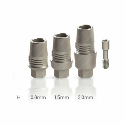 5x Dental CAD/CAM Ti-Base Interface Internal Hex RP, Sirona  CEREC Compatible