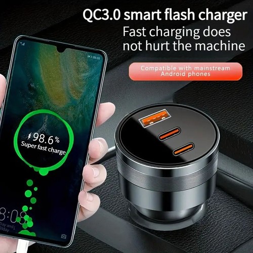 Dual USB PD Type-C Car Charger 30W Fast Adapter iPhone 16 15 14 13 11Pro Max lot