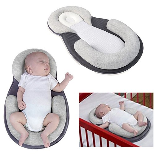 Portable Baby Pillow Sleep Cushion Pad Newborn Nest Bed Mattress