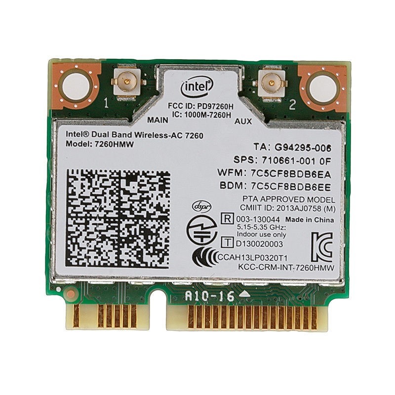 Intel wifi. Intel dual band wireless 7260. mini pci e адаптер wi fi. intel® wireless-ac 7260. bluetooth+wi-fi адаптер intel 7260hmw.an.