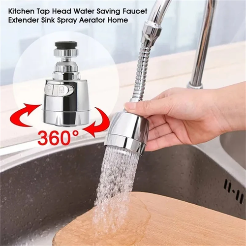 360 Degree Rotating Faucet Movable Kitchen Tap Head Water Saving Nozzle Sprayer