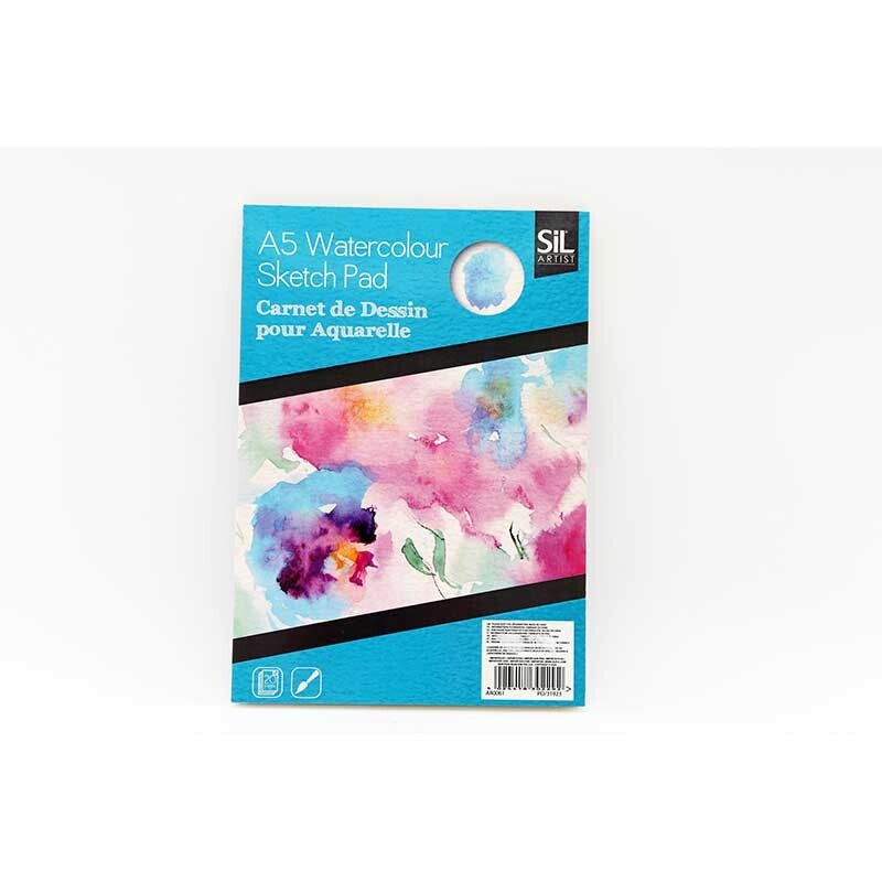 A5 Watercolour Sketch Book Artist Drawing Pad White Paper Art Craft Kids School
