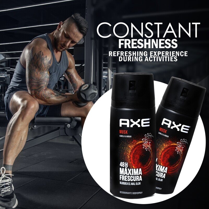 6 Pack Axe Body Spray Deodorant Long Lasting Odor Protection Aluminum Free 150ML