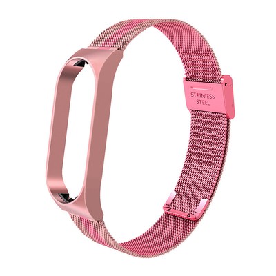 Stainless Steel Strap for Xiaomi Mi Band 7 Mi6 Mi5 Metal Replacement Wristband