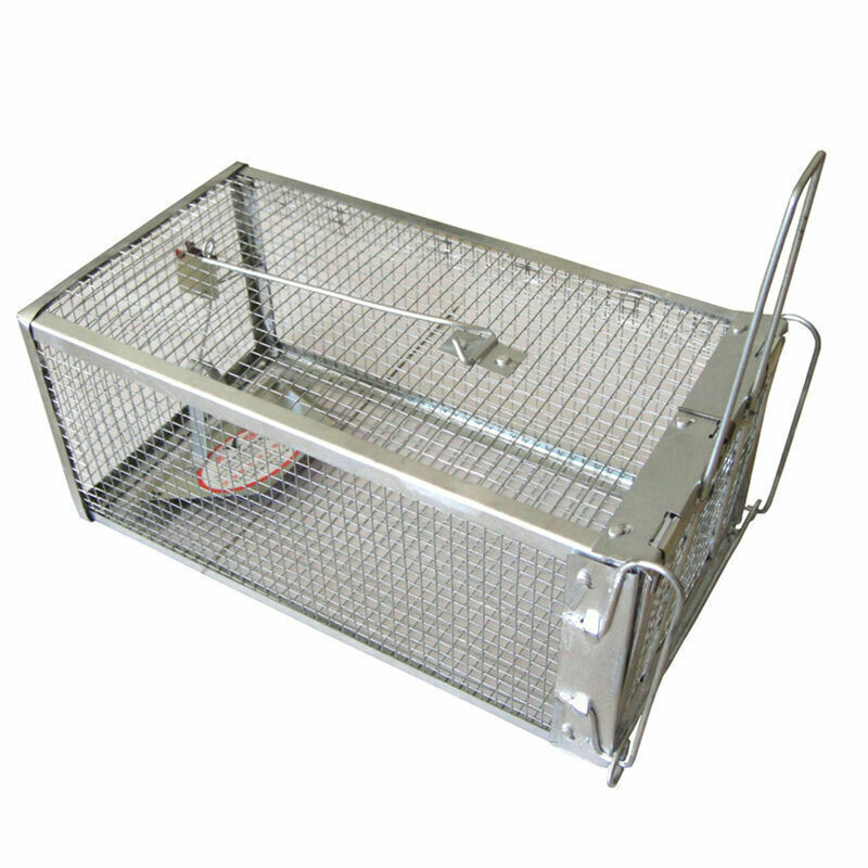USA Mouse Trap Rat Trap Rodent Trap Live Catch Cage, Easy to Set Up and Reuse !