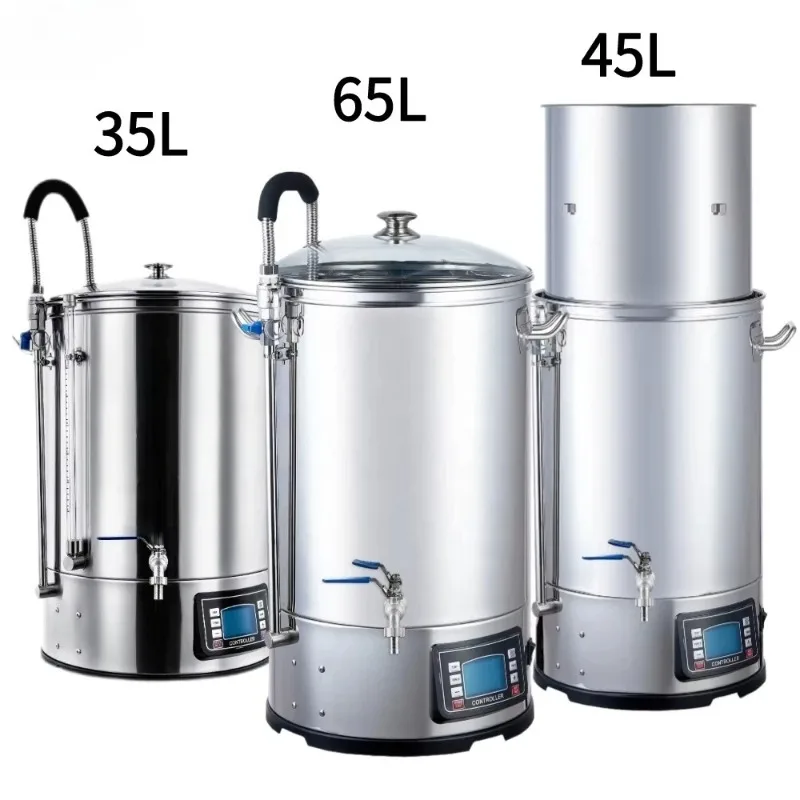 Home Brewing Equipment for Brewing Electricity - Complete Kit with Grains Yeast