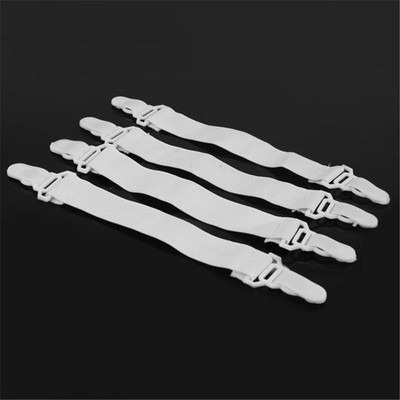Bed Sheet Mattress Blanket Elastic Nylon Holder Fastener Gripper Clip Strap S
