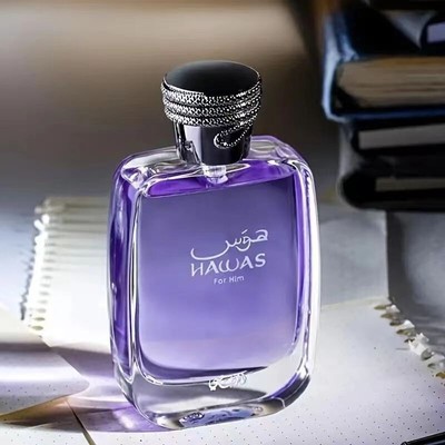 RASASI Hawas For Him Eau De Parfum Spray, Long Lasting Perfume for Men