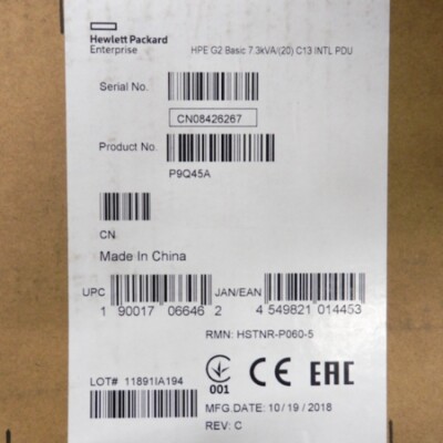 その他 hp distribution unit HSTNR-p034-2 hp distribution unit HSTNR-p034-2